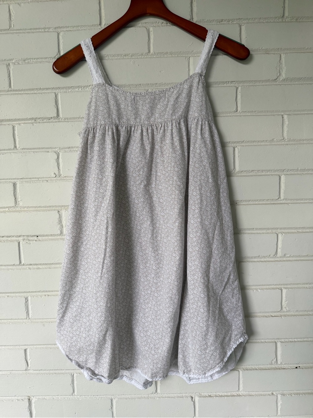 Alexander Del RossaStyle: "Maria" Sleeveless Victorian Short Nightgown - Size S - Picture 7 of 7
